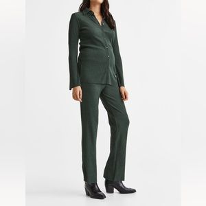 Maternity 2 piece crinkle jersey set